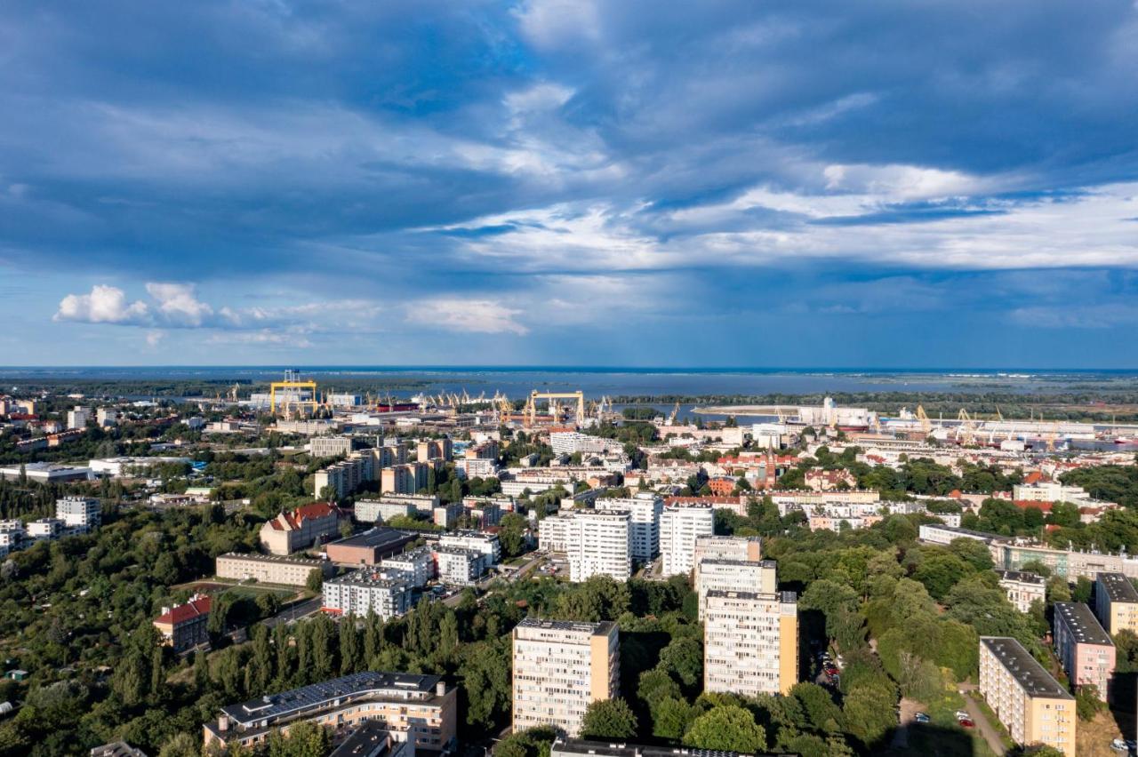 Kaleo Apartments - Hanza Tower Szczecin Kültér fotó