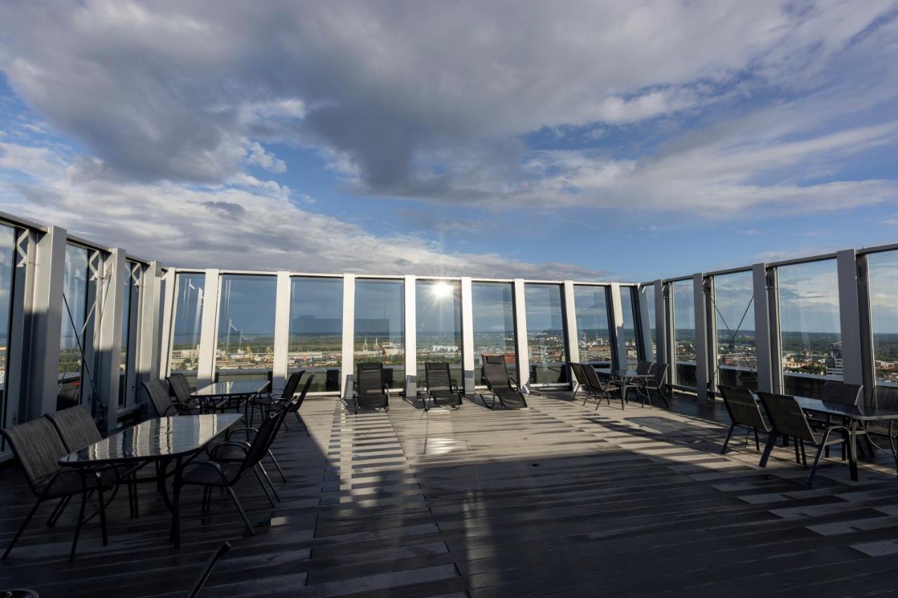 Kaleo Apartments - Hanza Tower Szczecin Kültér fotó