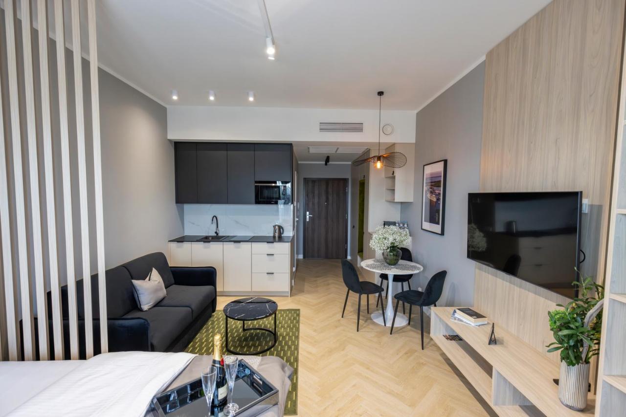 Kaleo Apartments - Hanza Tower Szczecin Kültér fotó