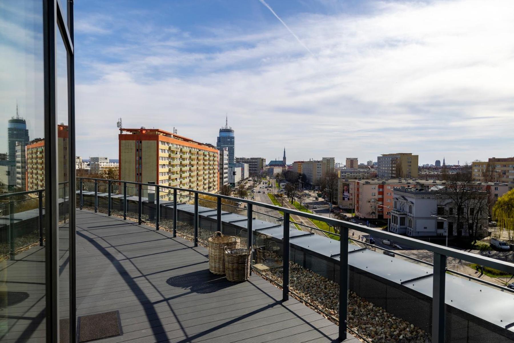 Kaleo Apartments - Hanza Tower Szczecin Kültér fotó