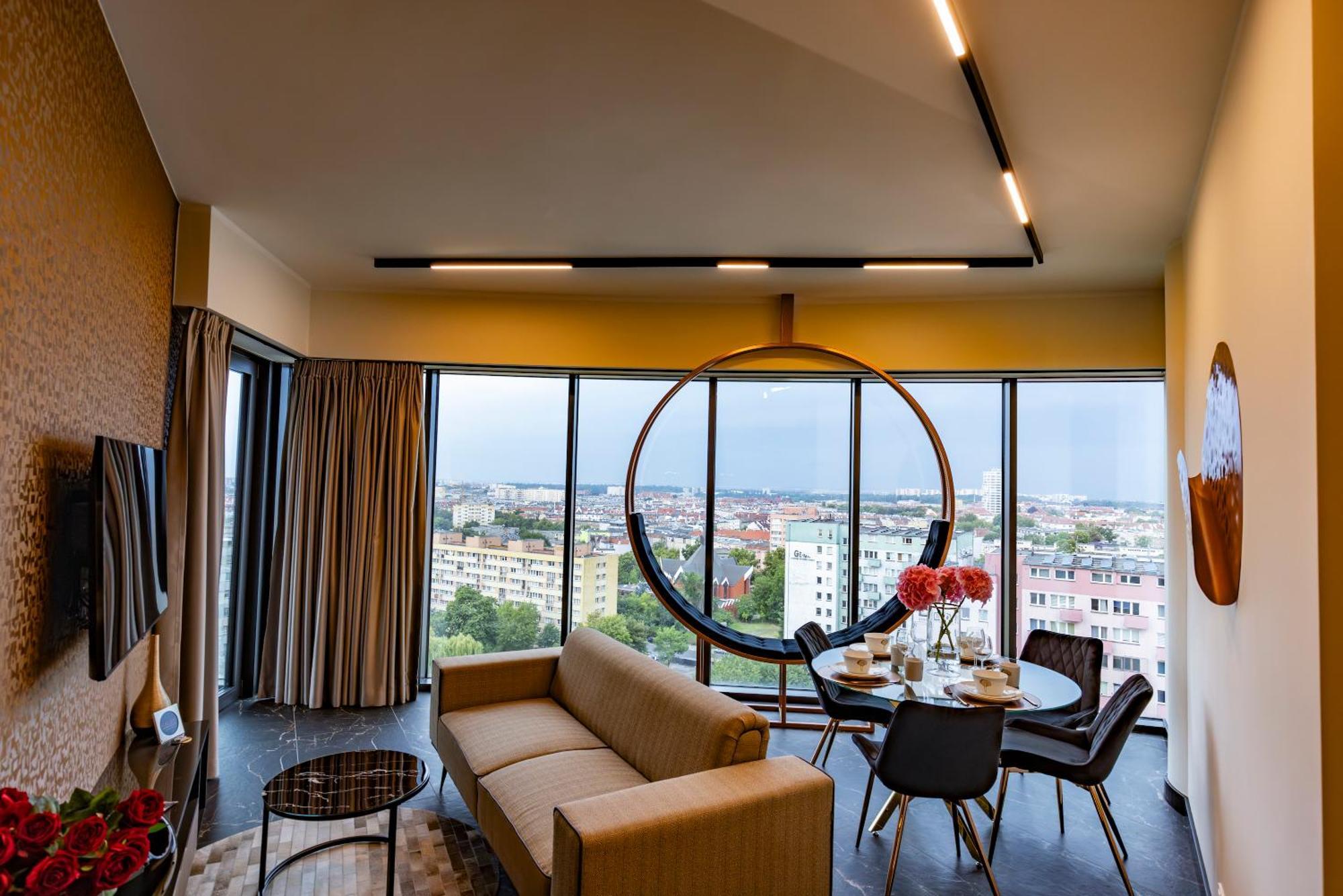 Kaleo Apartments - Hanza Tower Szczecin Kültér fotó
