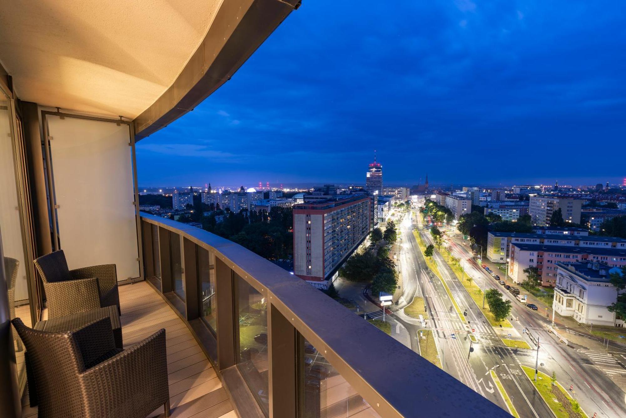 Kaleo Apartments - Hanza Tower Szczecin Kültér fotó