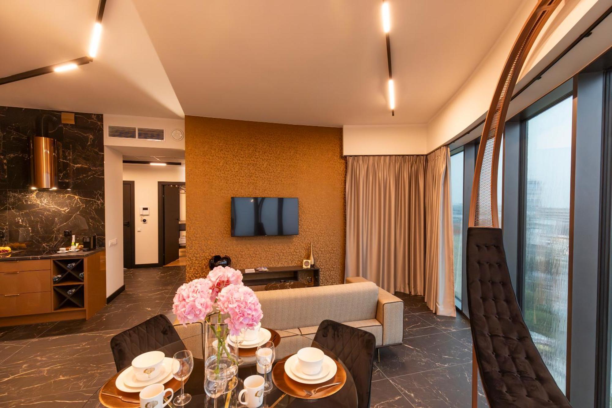 Kaleo Apartments - Hanza Tower Szczecin Kültér fotó